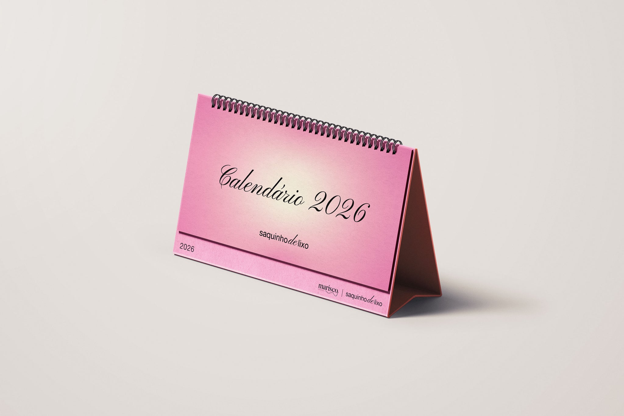 pré-venda: calendário 2026 saquinho de lixo