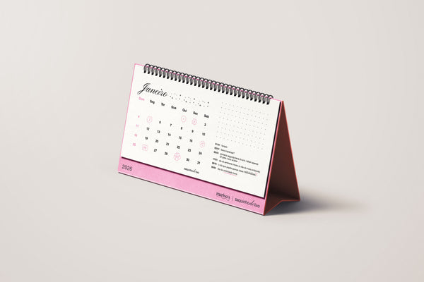 pré-venda: calendário 2026 saquinho de lixo